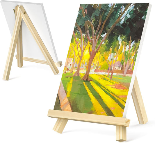 Small Wood Easel Stand - 9 Inch Tabletop Easel