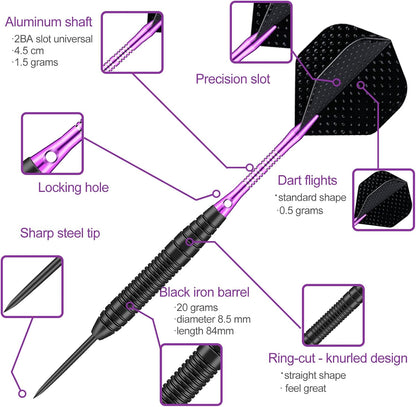 Darts Metal Tip Set Kit - 3 Pack Professional